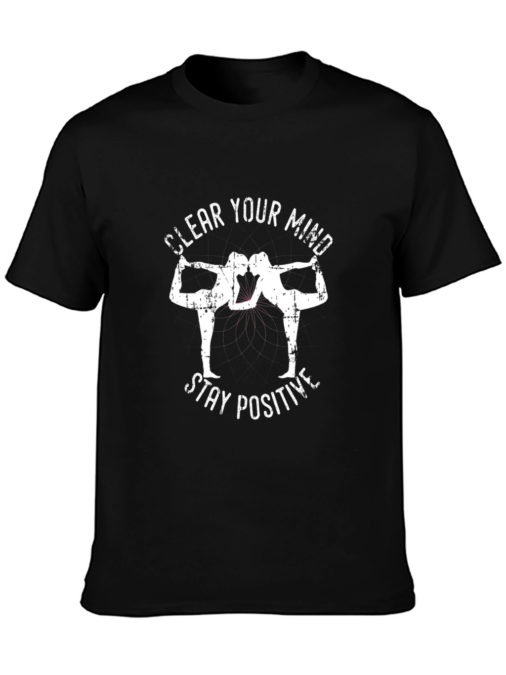 Yoga Mind T-Shirt - Clear Mind Stay Positive Tee