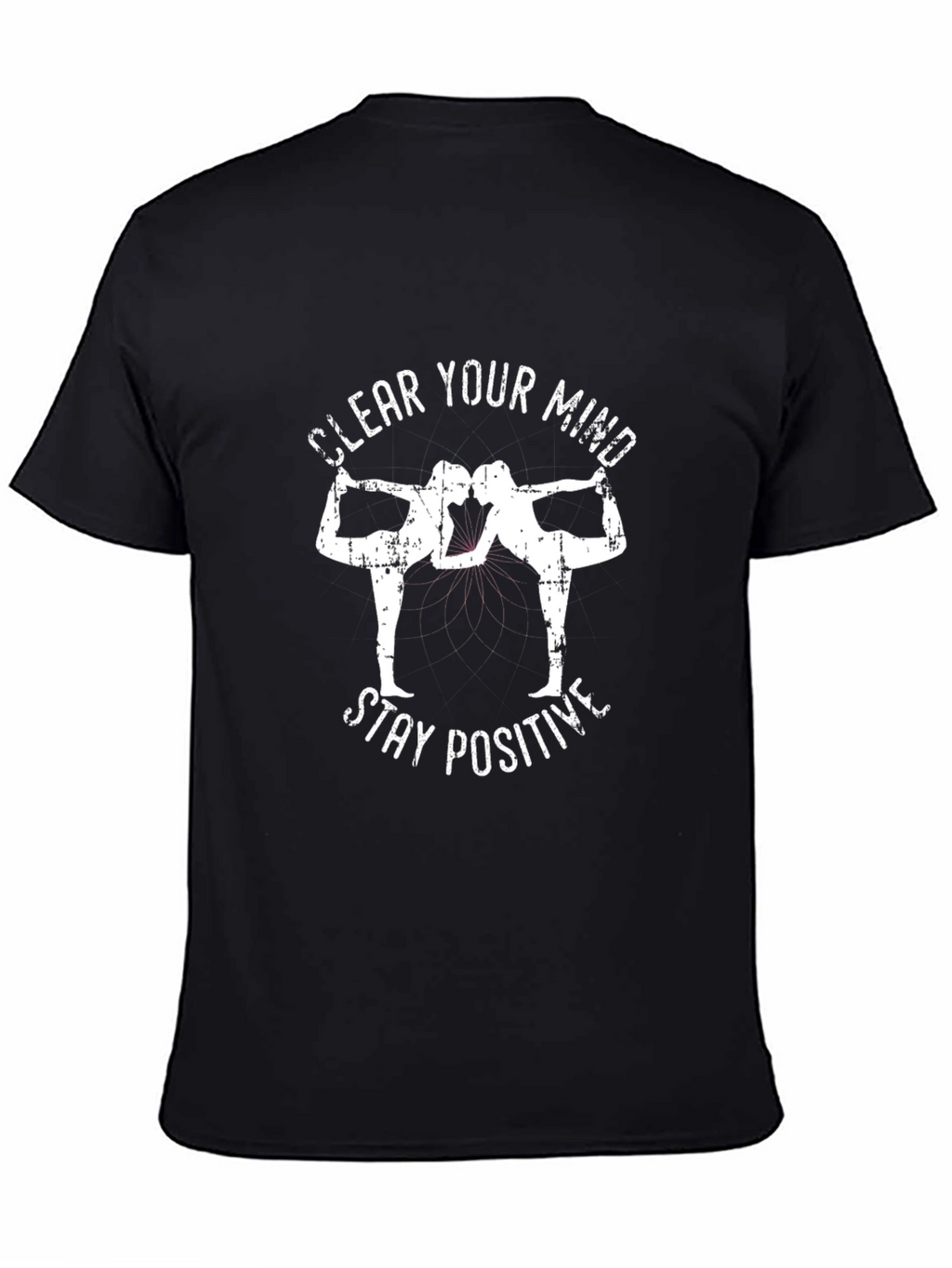 Yoga Mind T-Shirt - Clear Mind Stay Positive Tee