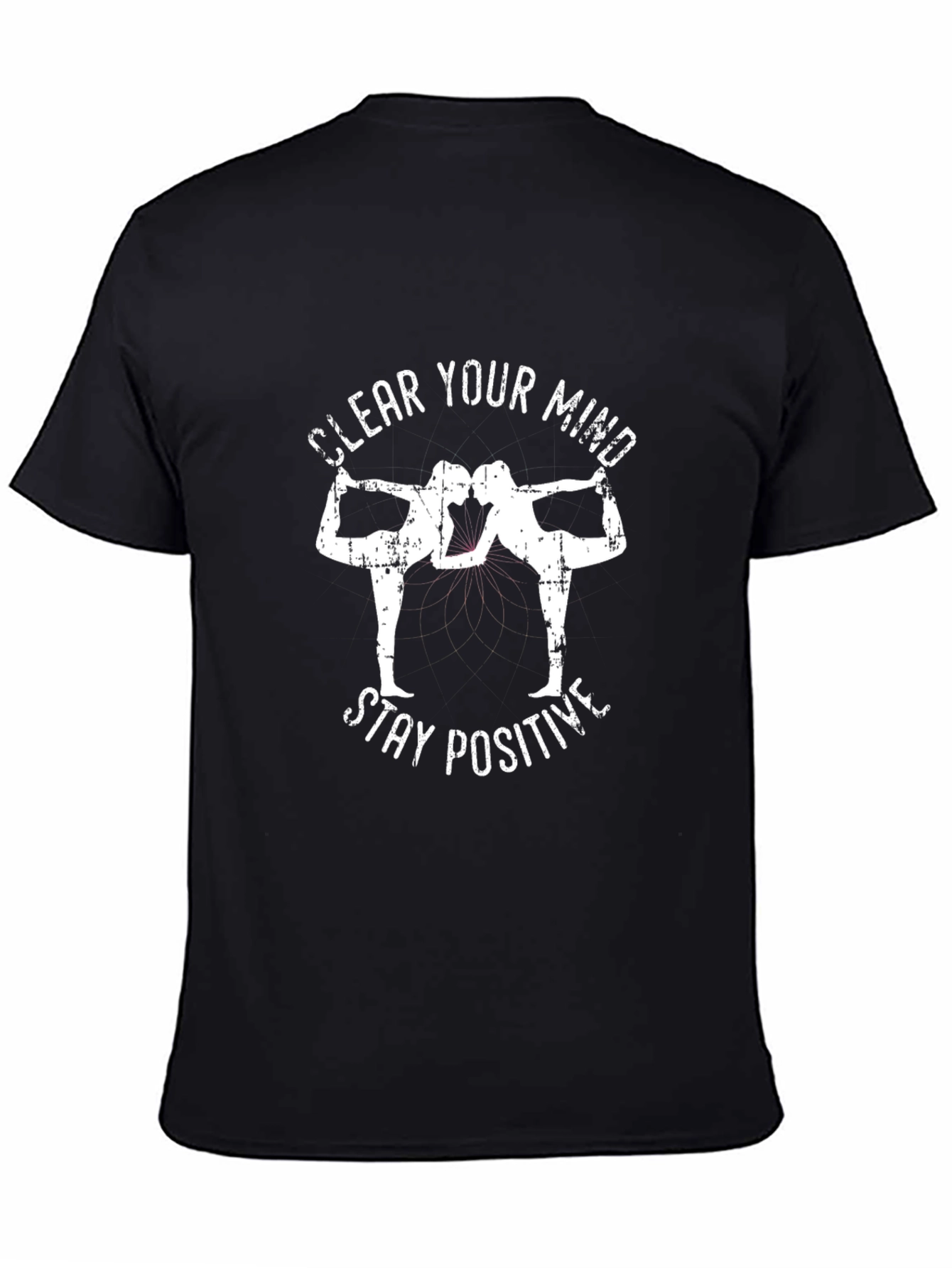 Yoga Mind T-Shirt - Clear Mind Stay Positive Tee