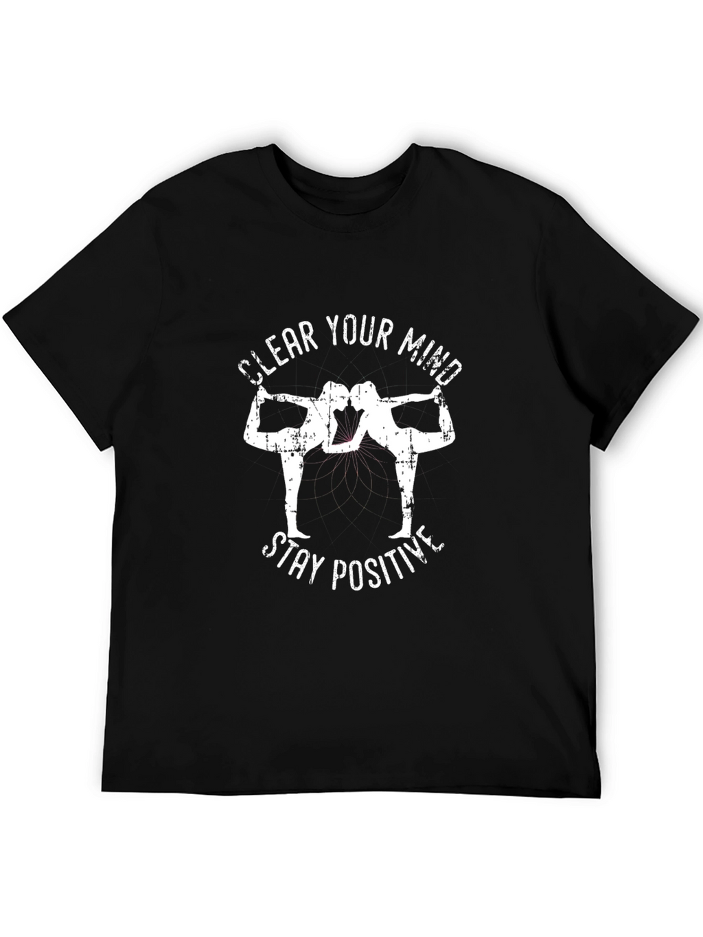 Yoga Mind T-Shirt - Clear Mind Stay Positive Tee