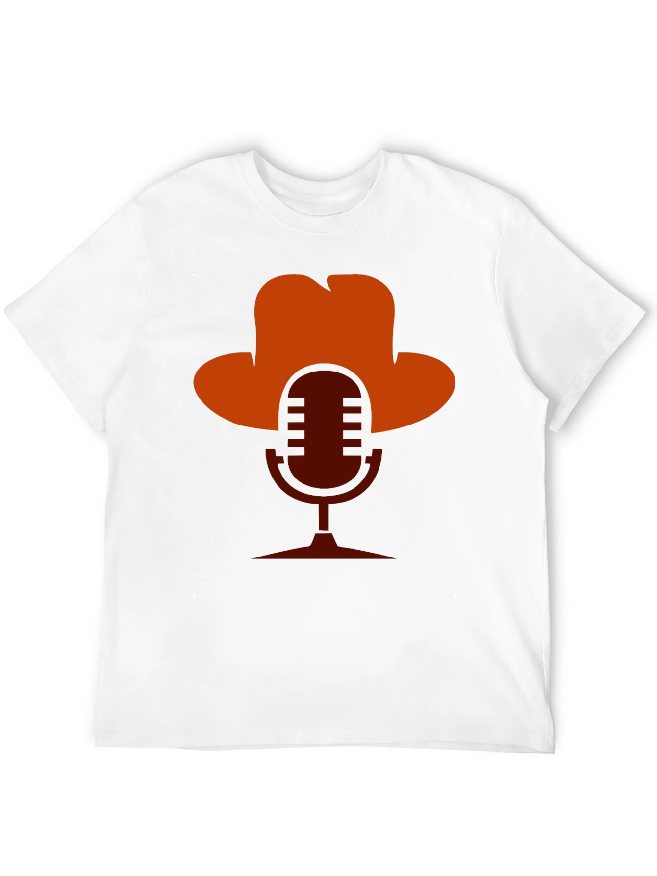 Podcast Cowboy Graphic T-Shirt - Black