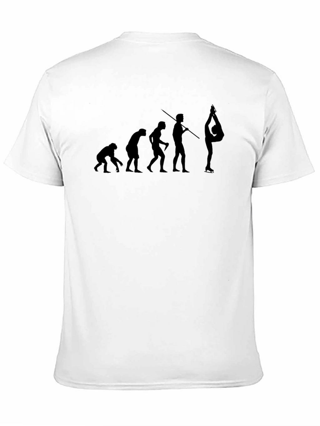 Evolution of Gymnastics Black Graphic Tee