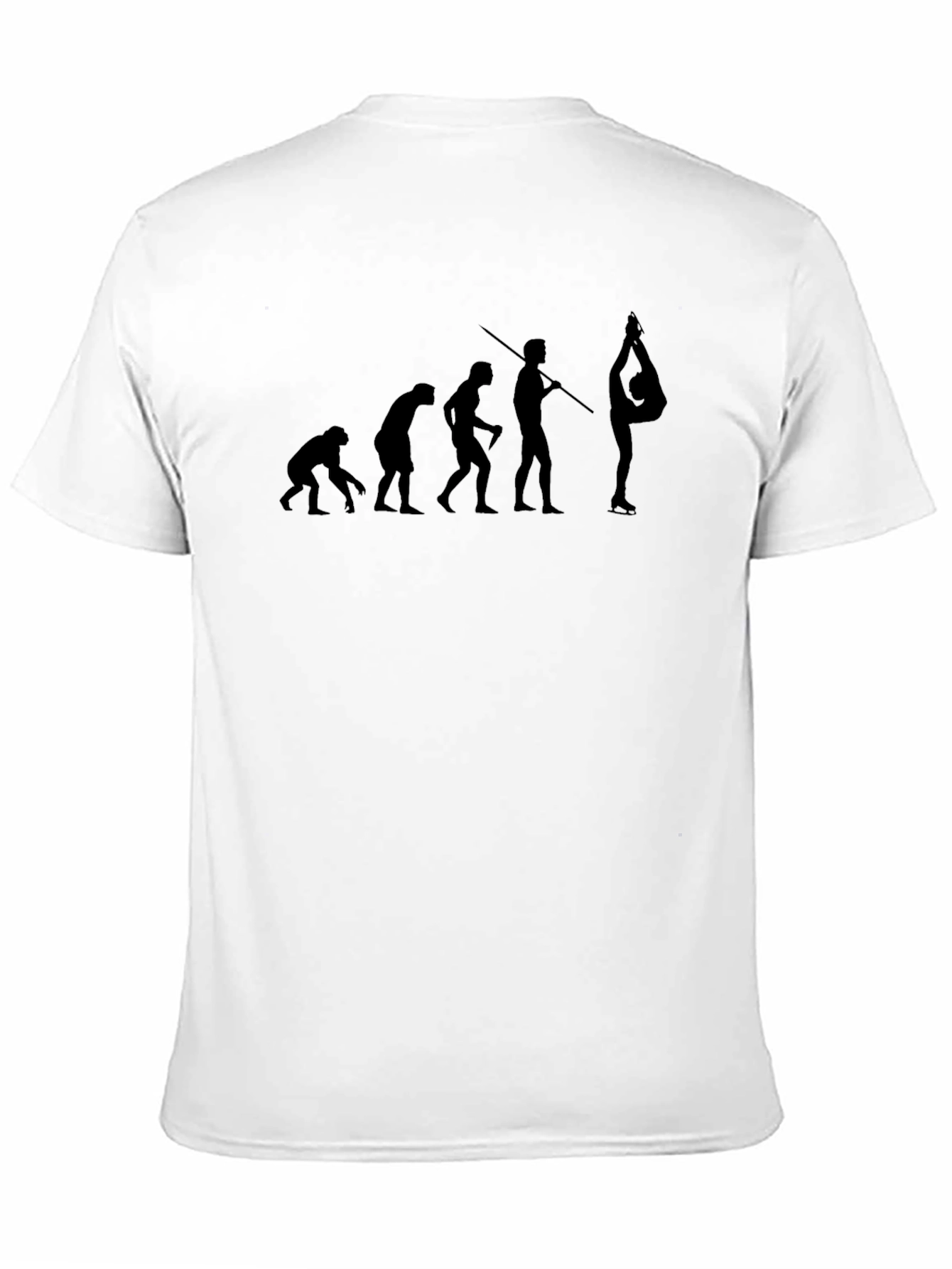 Evolution of Gymnastics Black Graphic Tee