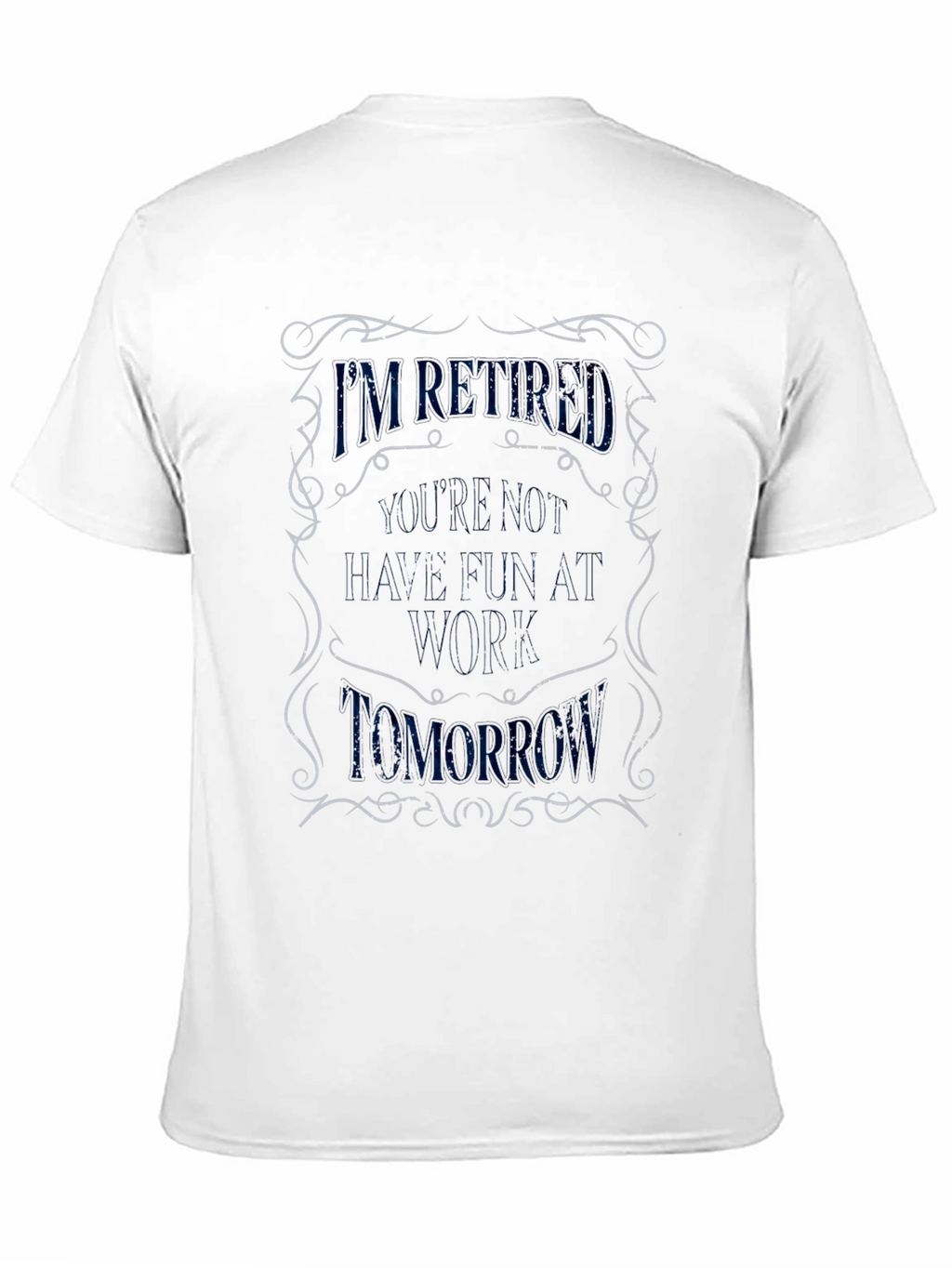 Retired Funny Graphic T-Shirt - Black