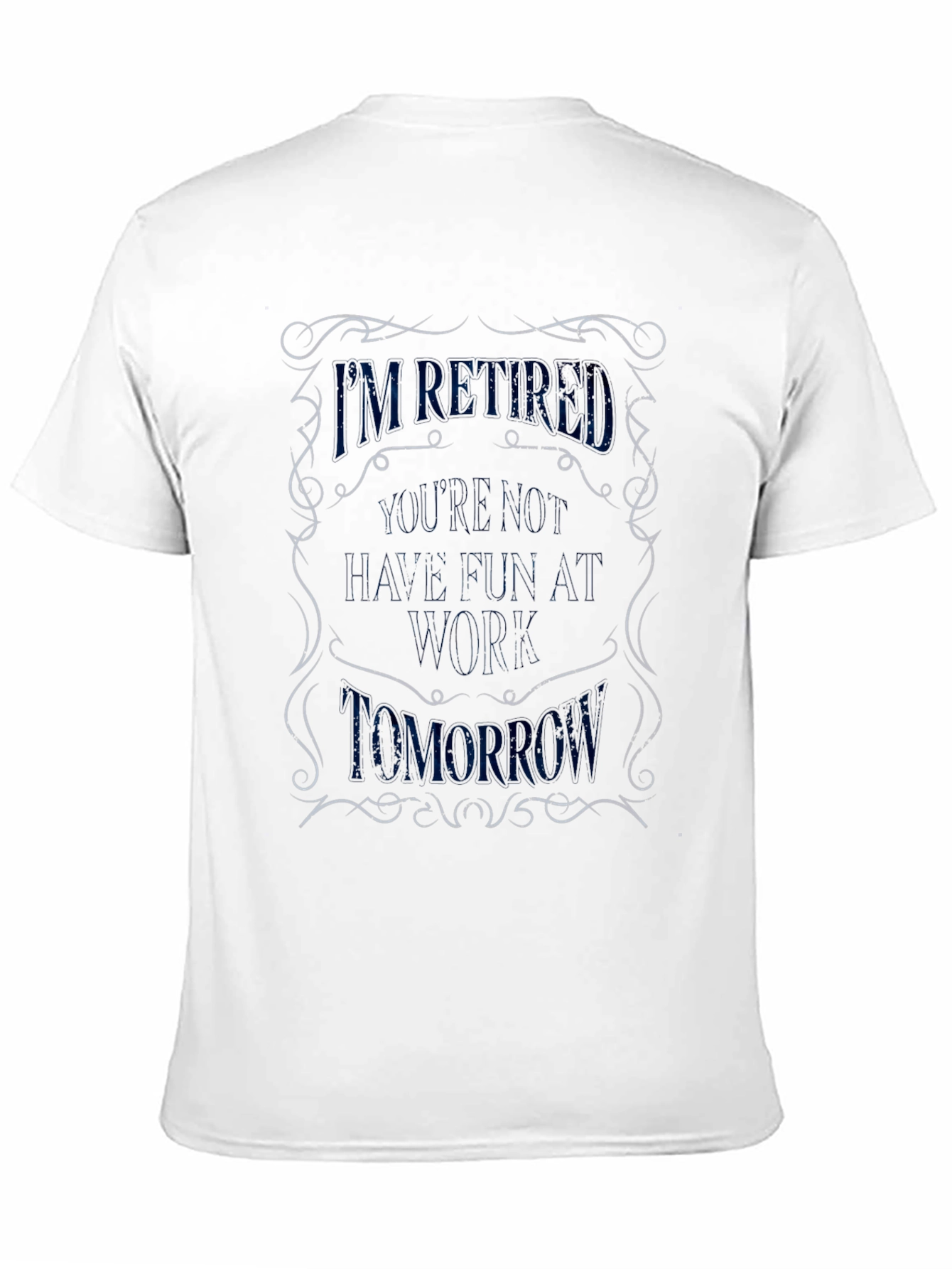 Retired Funny Graphic T-Shirt - Black