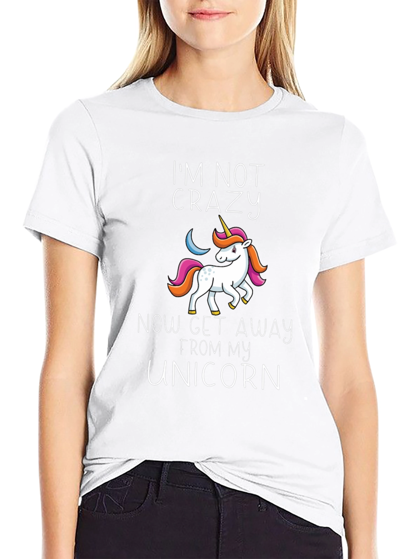 Funny Unicorn T-Shirt - Im Not Crazy