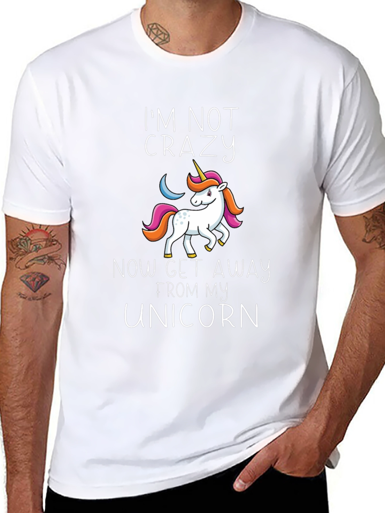 Funny Unicorn T-Shirt - Im Not Crazy