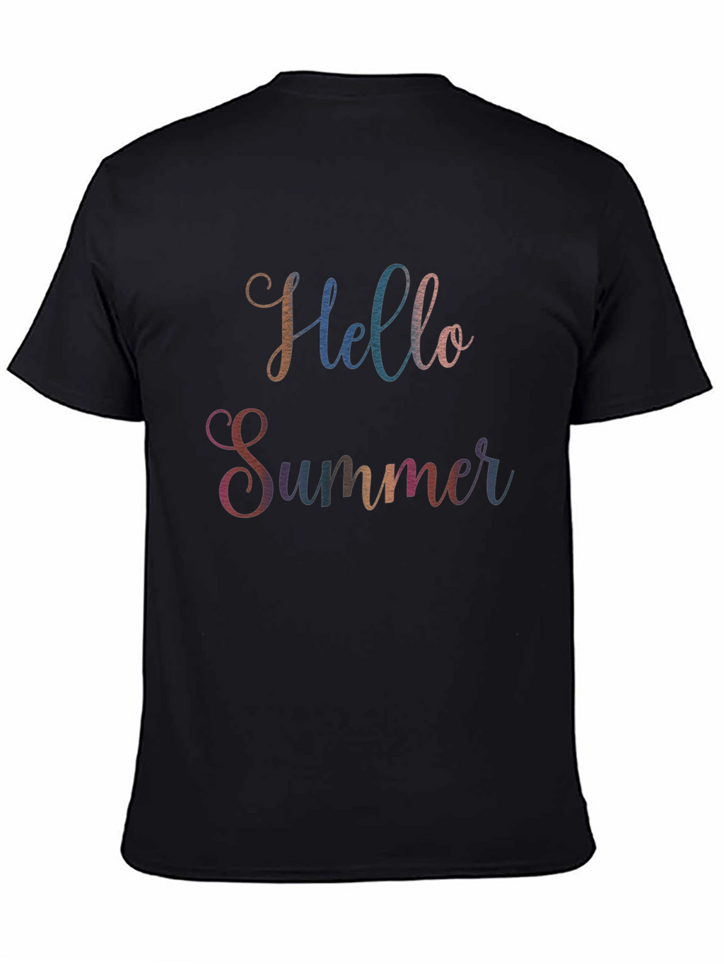 Hello Summer Graphic Tee - Soft Cotton Blend