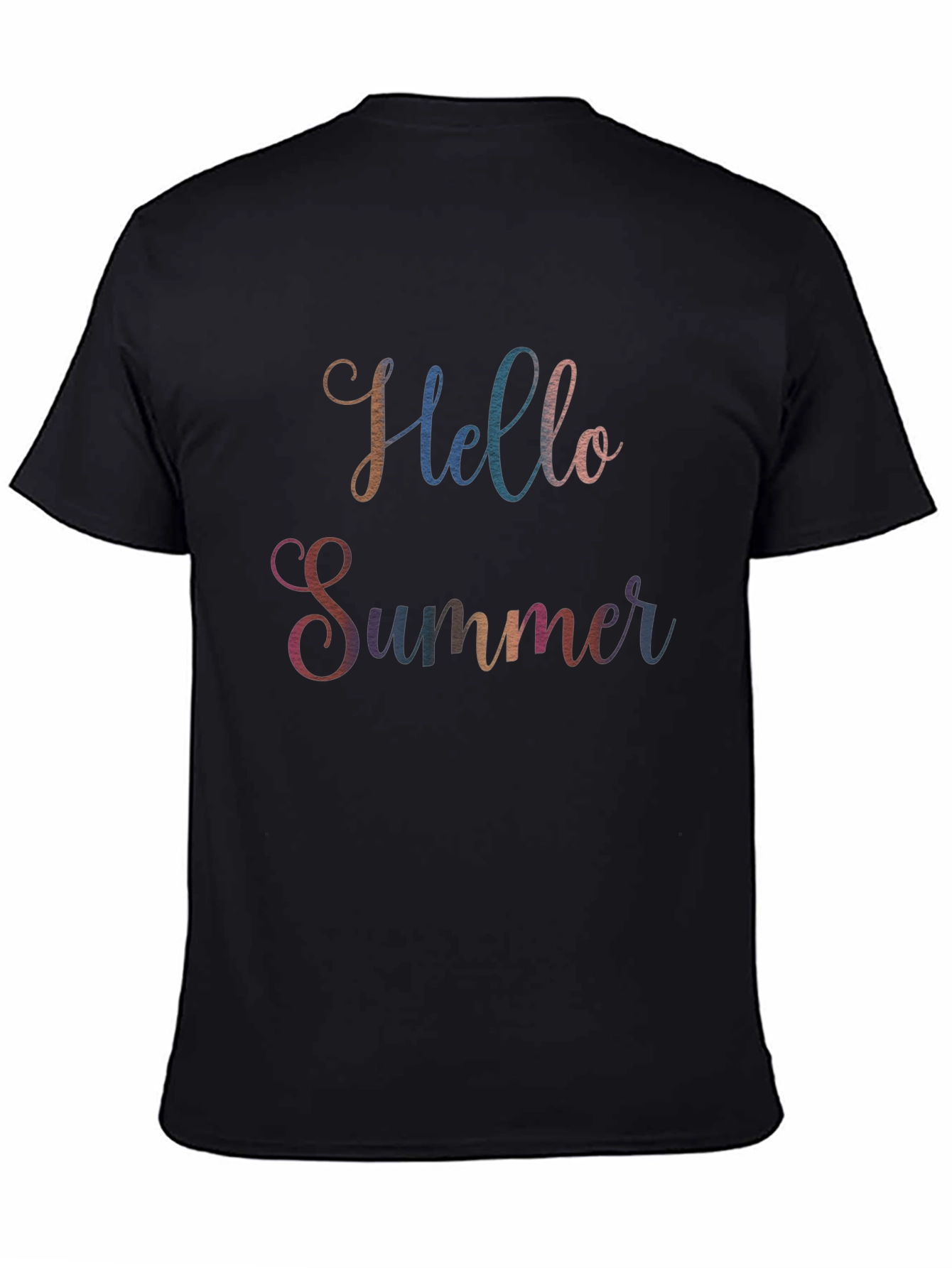 Hello Summer Graphic Tee - Soft Cotton Blend
