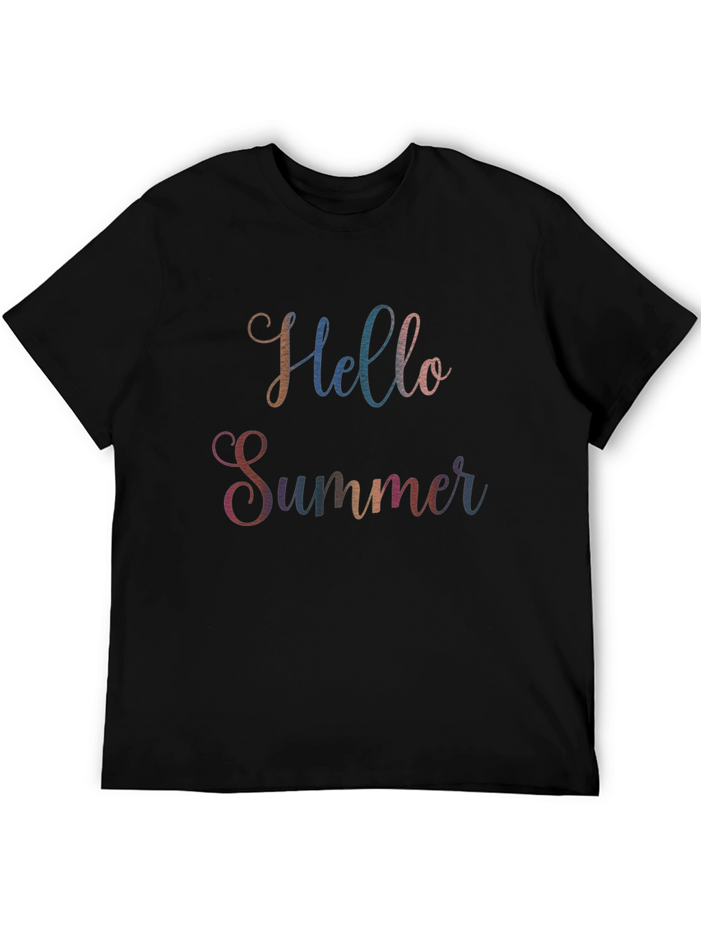 Hello Summer Graphic Tee - Soft Cotton Blend