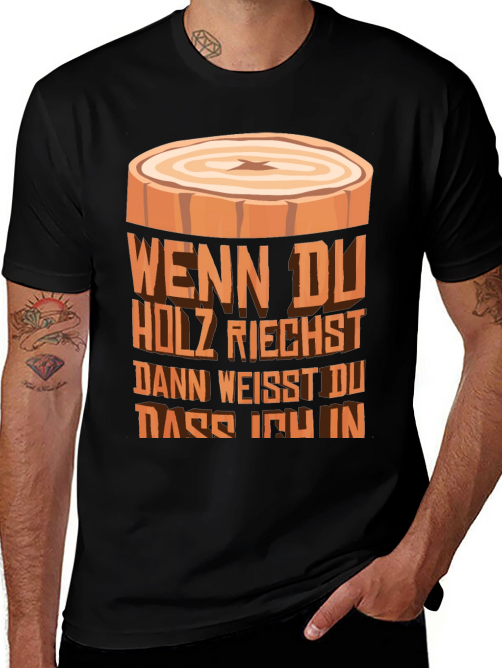Wood Scent T-Shirt - Lumberjack Humor Tee
