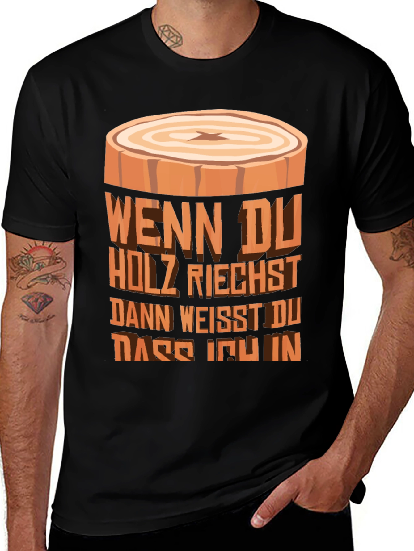 Wood Scent T-Shirt - Lumberjack Humor Tee