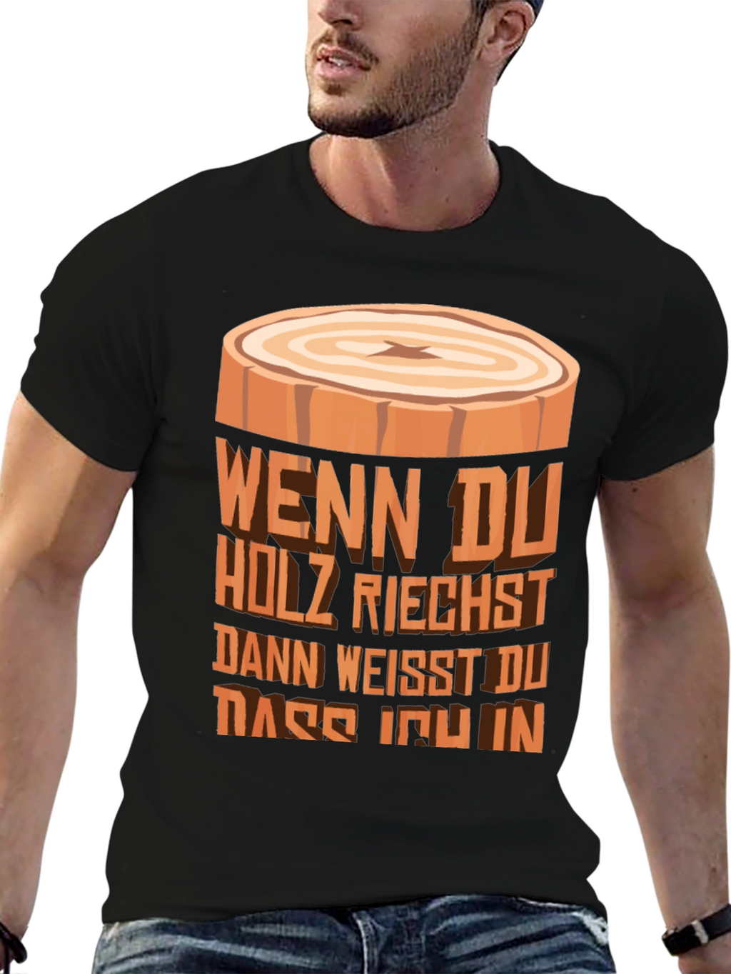 Wood Scent T-Shirt - Lumberjack Humor Tee
