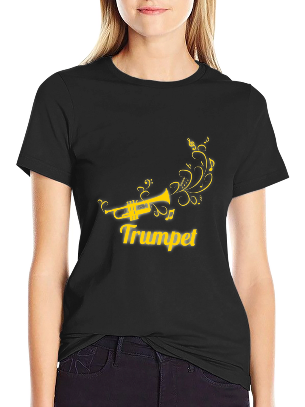 Trumpet Music Tee - Stylish Musician T-Shirt