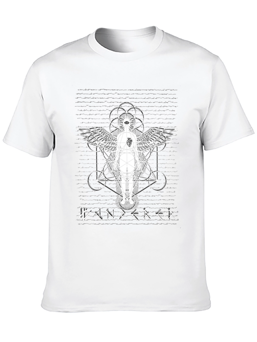 Wanderer Graphic Tee - Spiritual Geometric Design