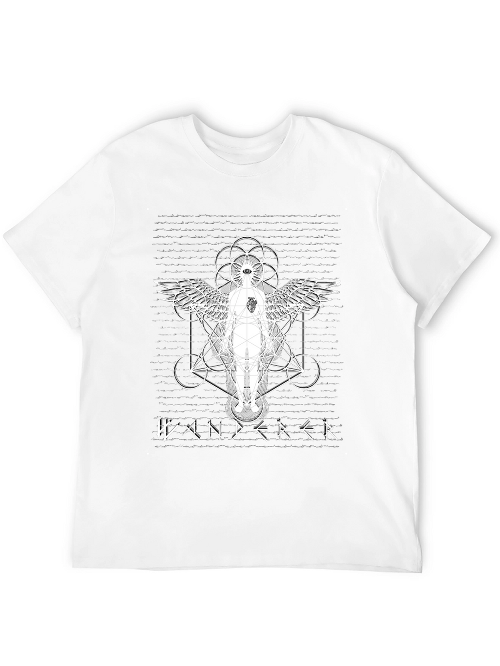 Wanderer Graphic Tee - Spiritual Geometric Design