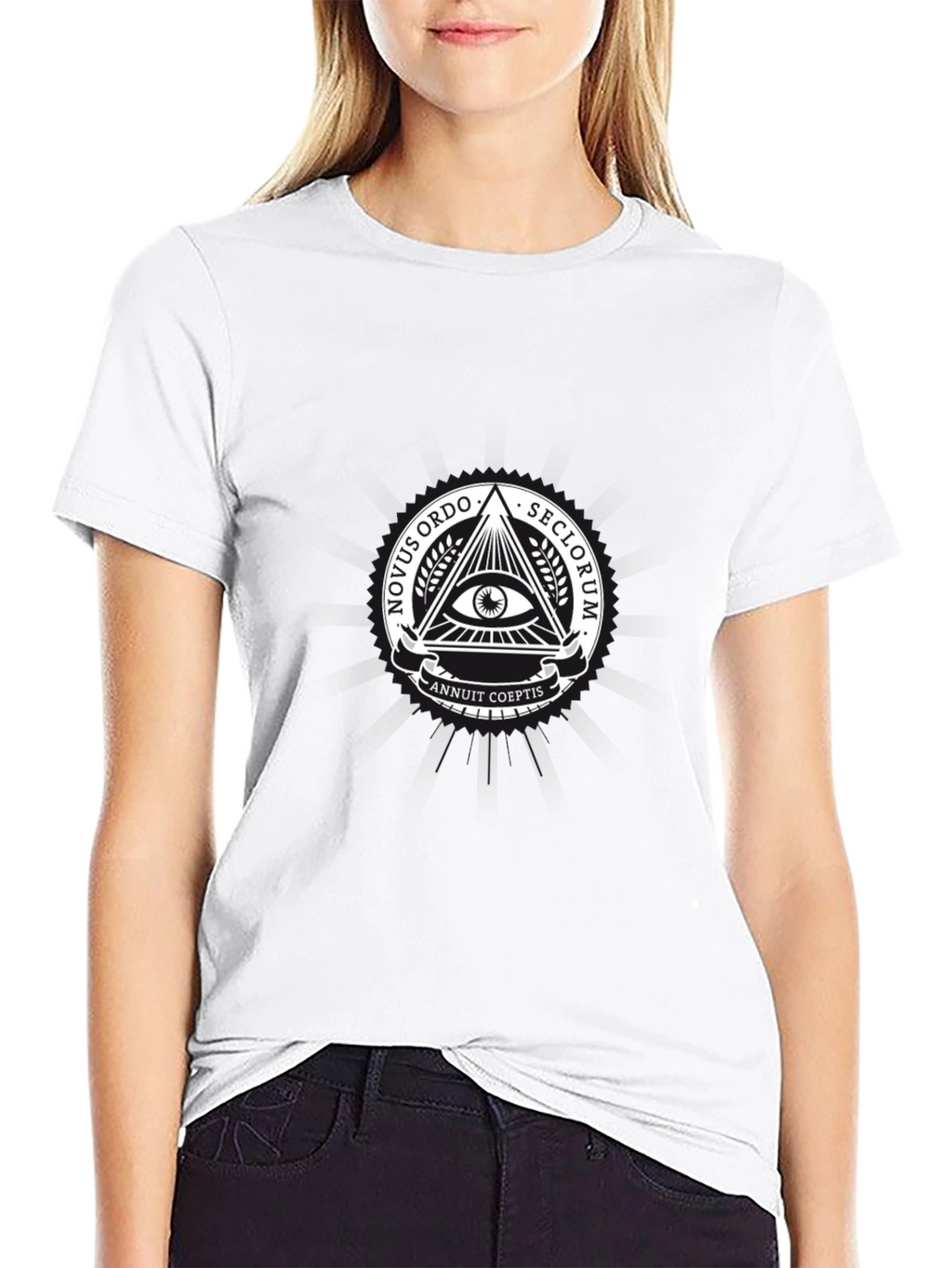 Illuminati Symbol T-Shirt - All Seeing Eye Conspiracy Tee