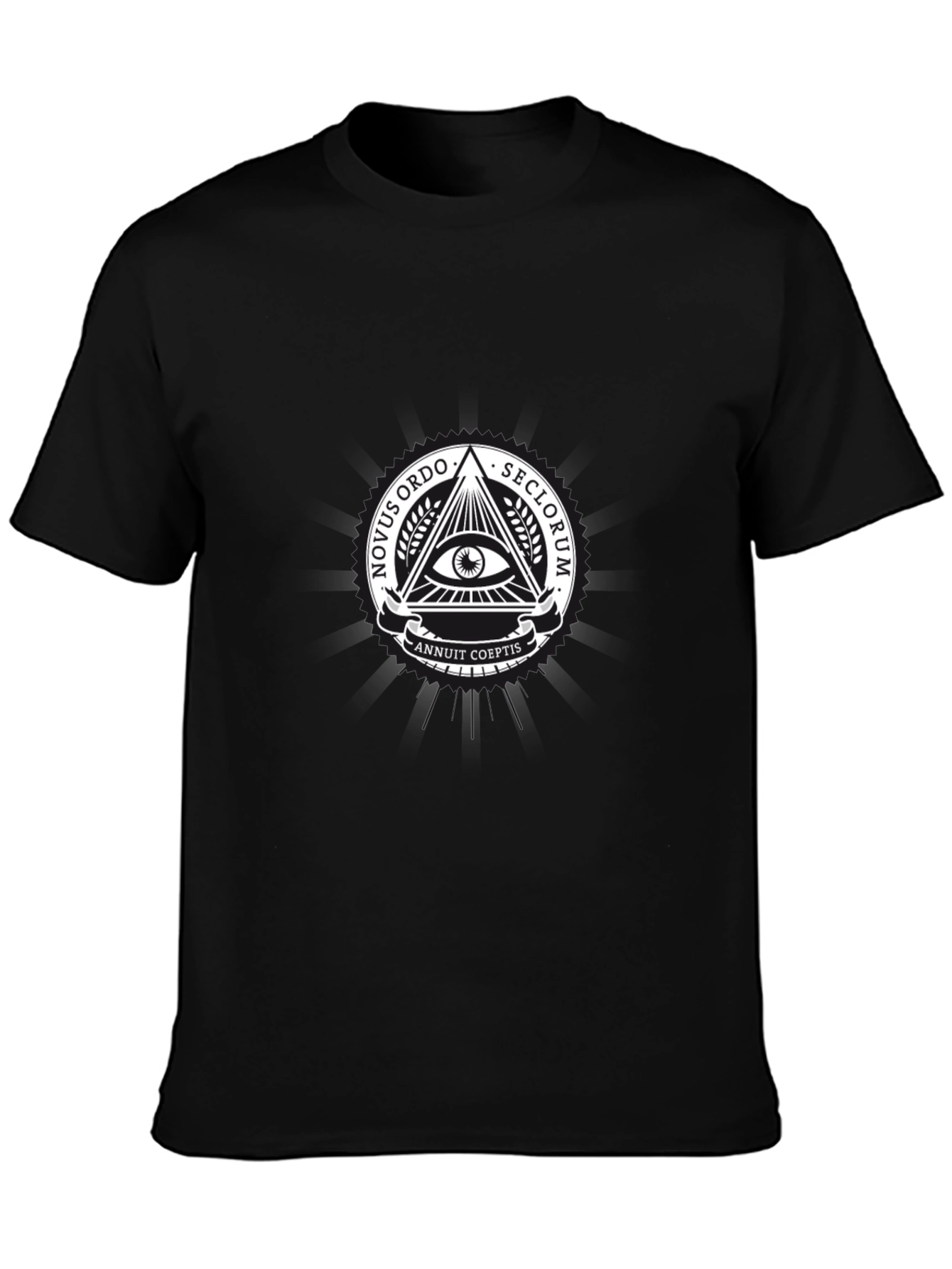 Illuminati Symbol T-Shirt - All Seeing Eye Conspiracy Tee