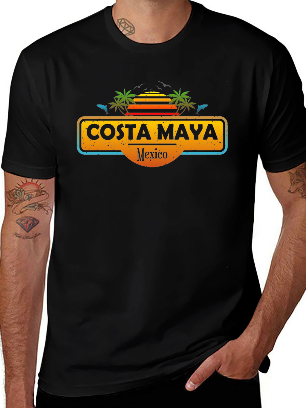 Costa Maya Mexico Graphic T-Shirt - Island Getaway Tee