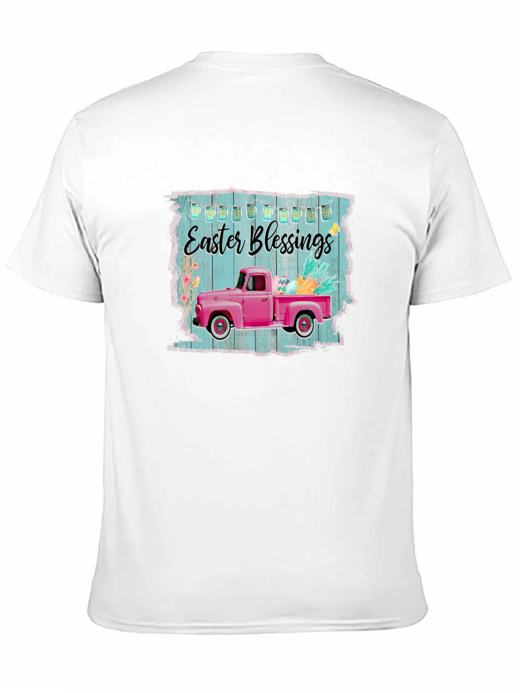 Easter Blessings Pink Truck T-Shirt