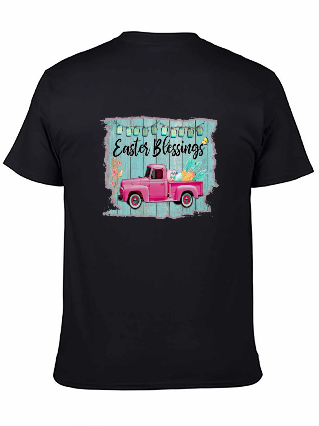 Easter Blessings Pink Truck T-Shirt
