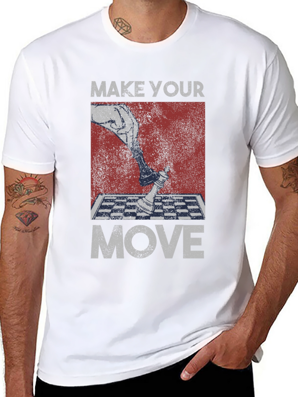 Make Your Move Chess Graphic T-Shirt