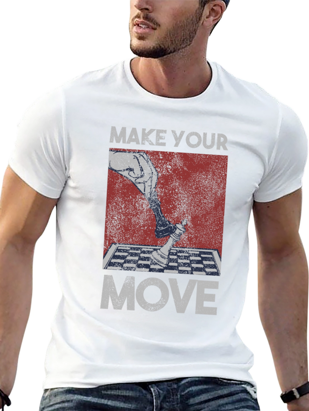 Make Your Move Chess Graphic T-Shirt