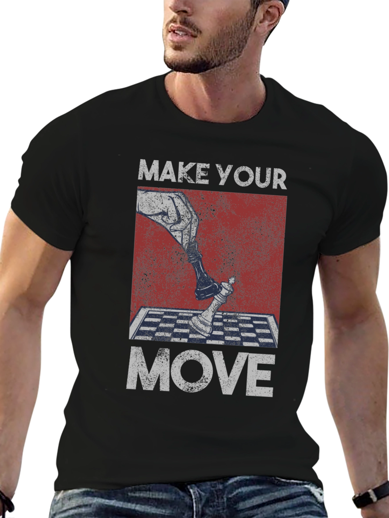 Make Your Move Chess Graphic T-Shirt