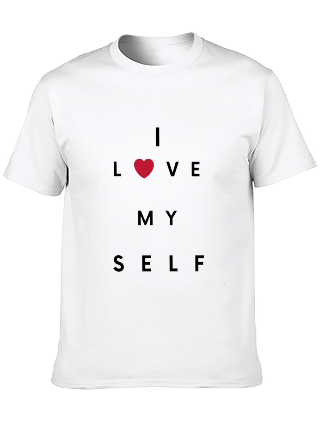 I Love Myself Black T-Shirt