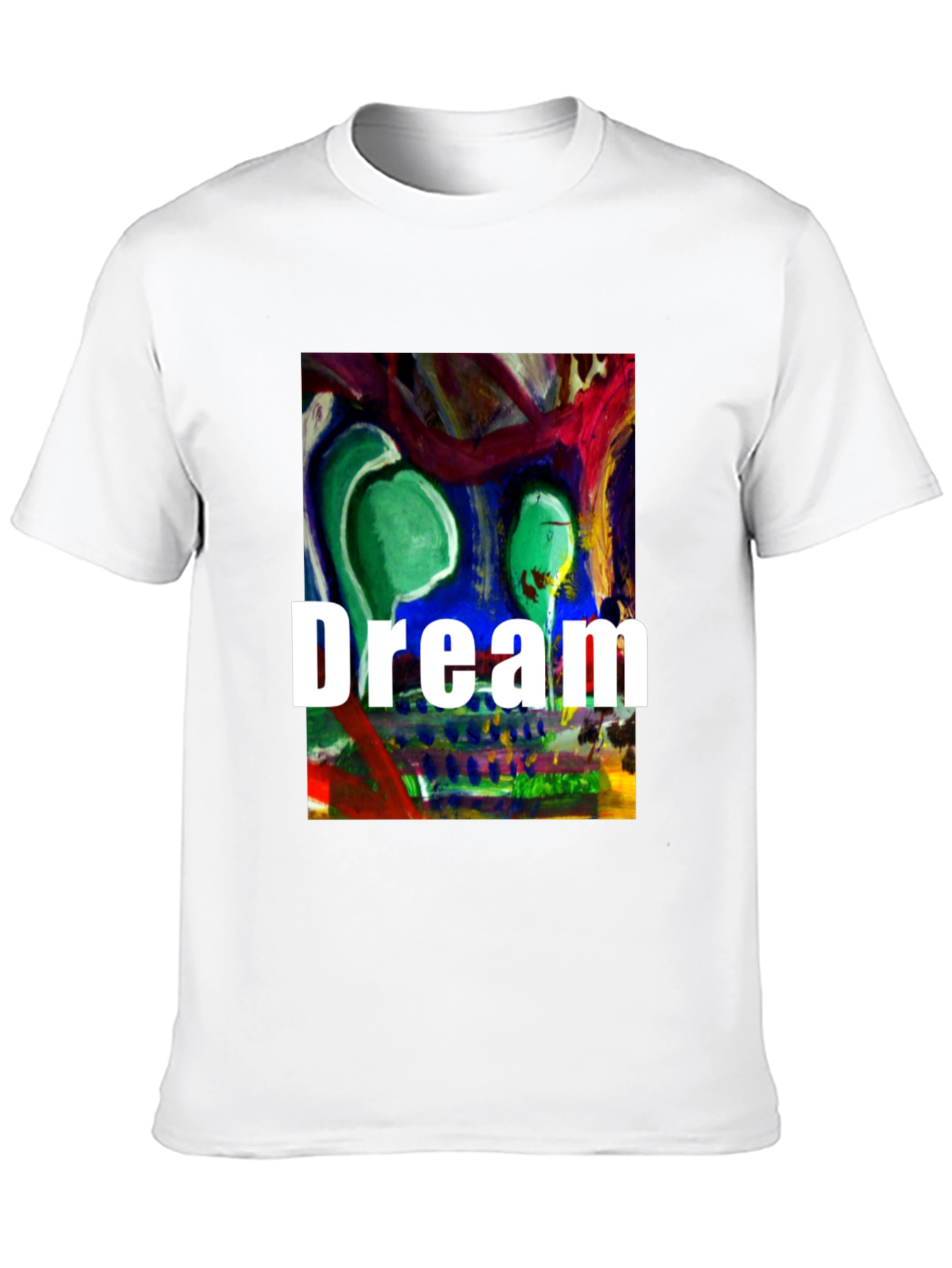 Abstract Dream Graphic Tee - Unisex Black T-Shirt