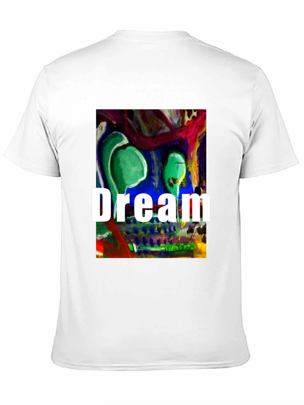 Abstract Dream Graphic Tee - Unisex Black T-Shirt