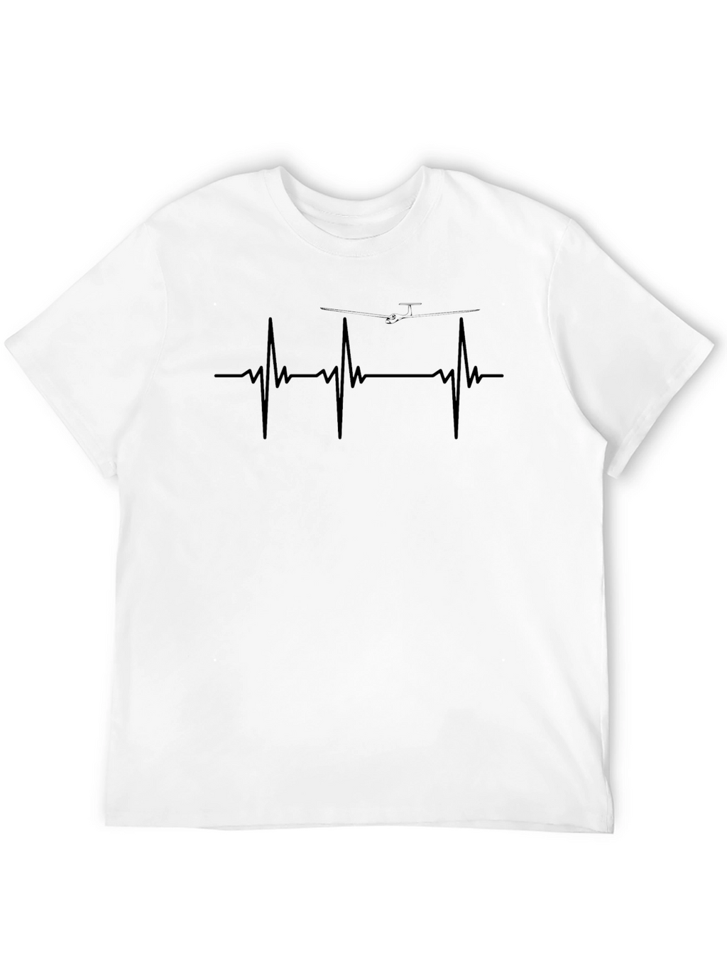 Pilot Heartbeat T-Shirt - Aviation Lover Tee