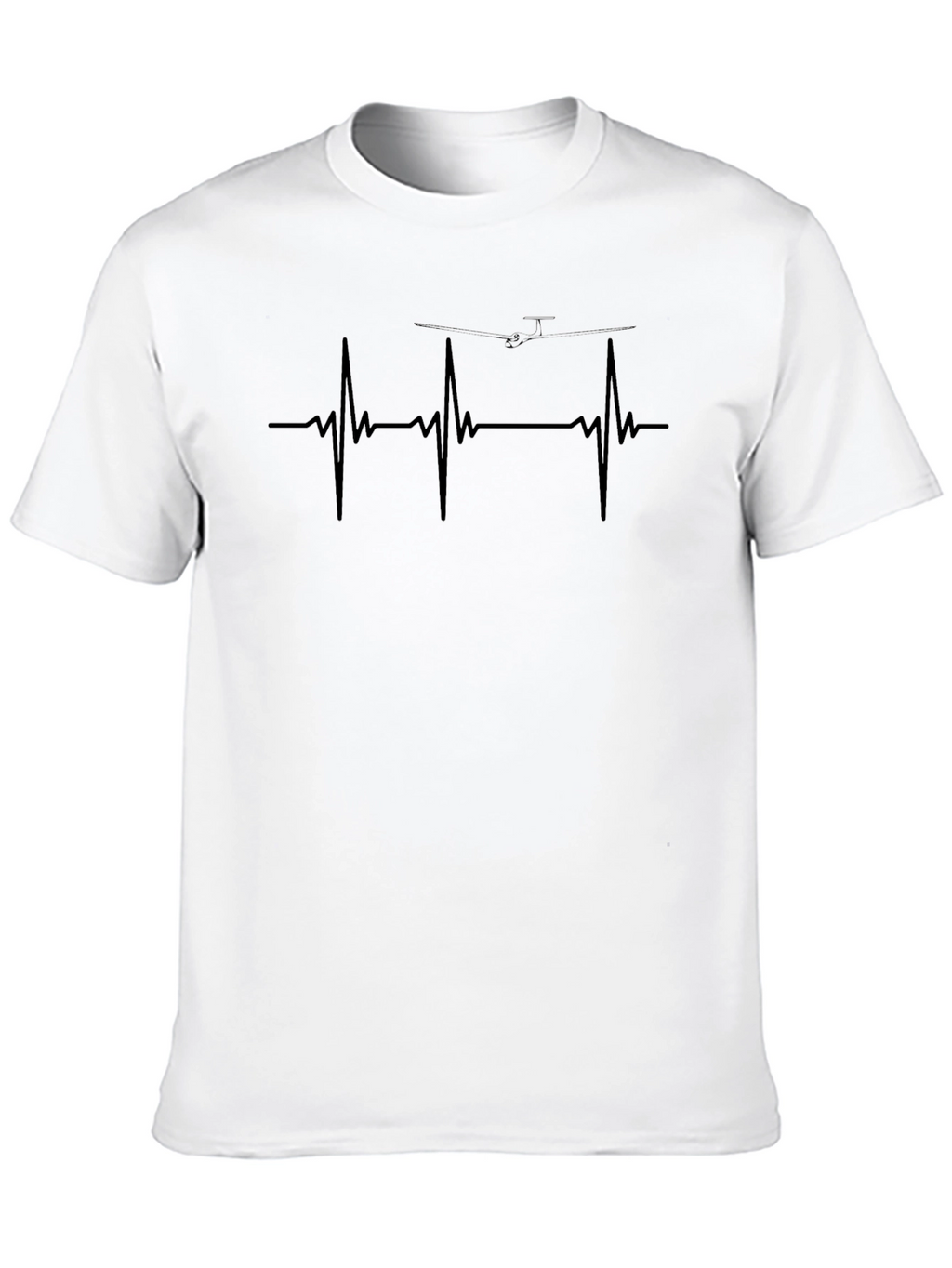 Pilot Heartbeat T-Shirt - Aviation Lover Tee