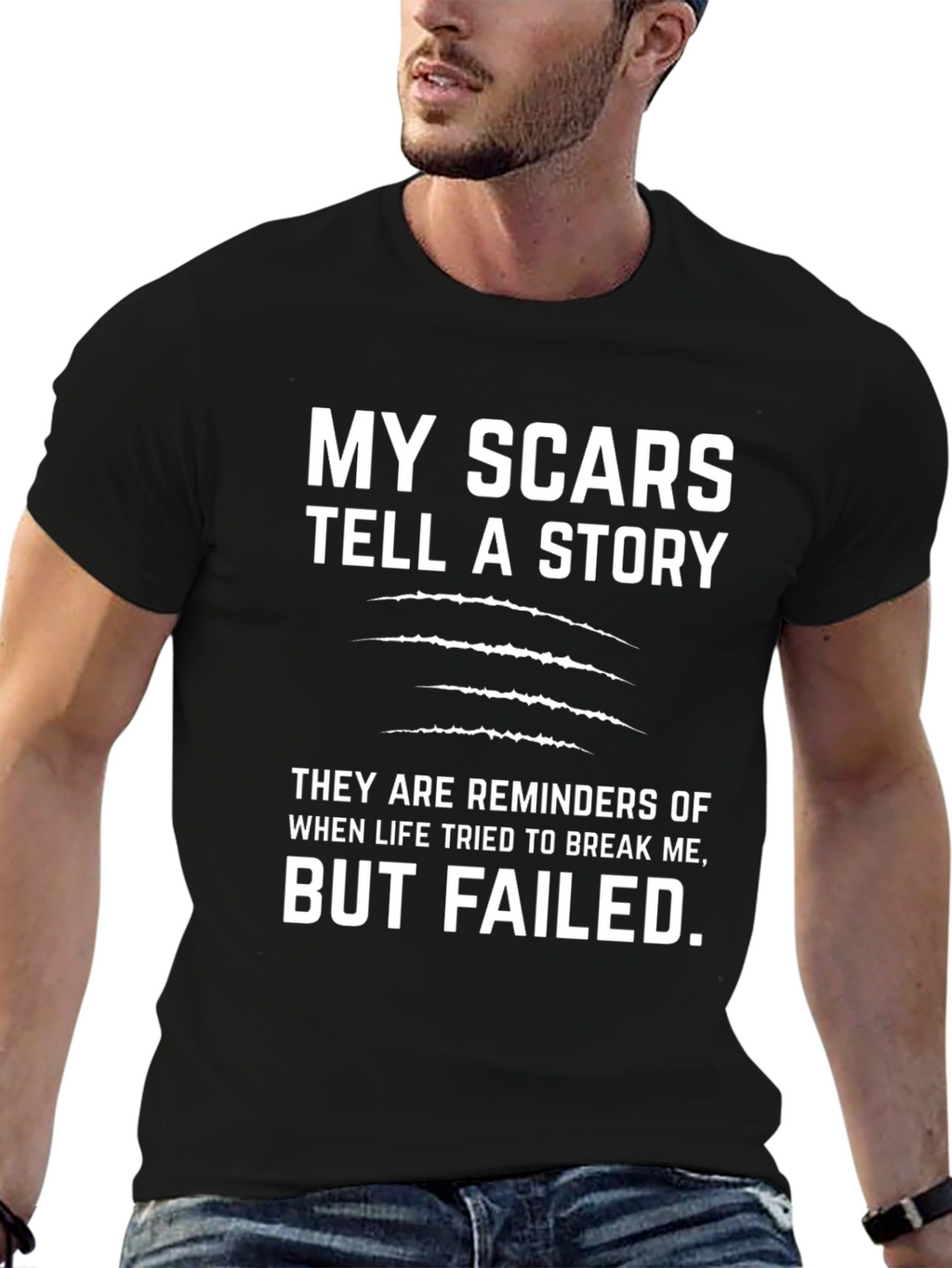 My Scars Tell a Story Graphic T-Shirt