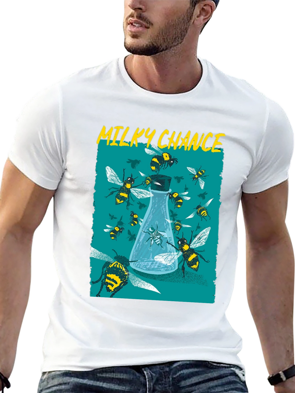 Milky Chance Band T-Shirt - Bee Design