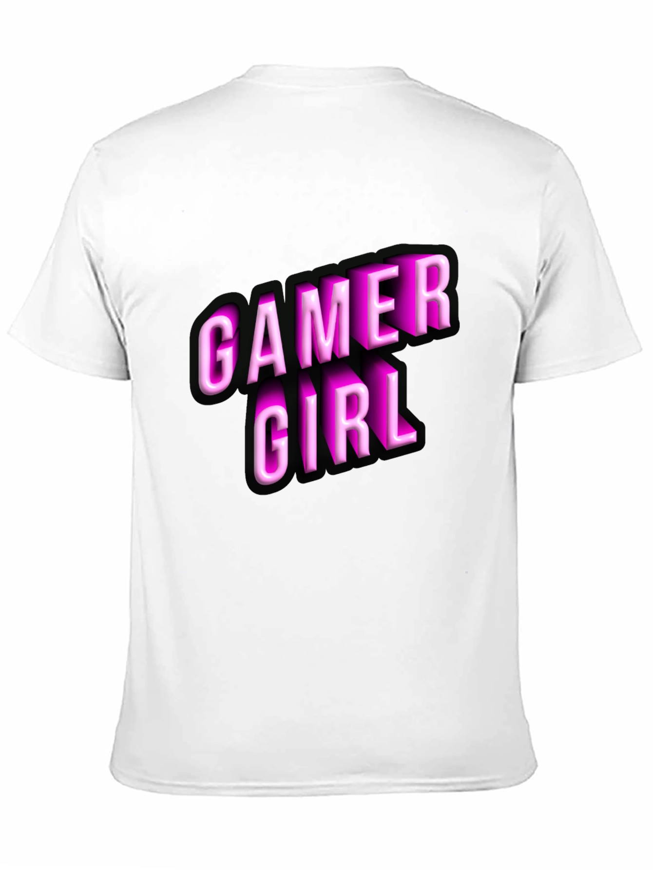 Gamer Girl Black T-Shirt - Novelty Graphic Tee