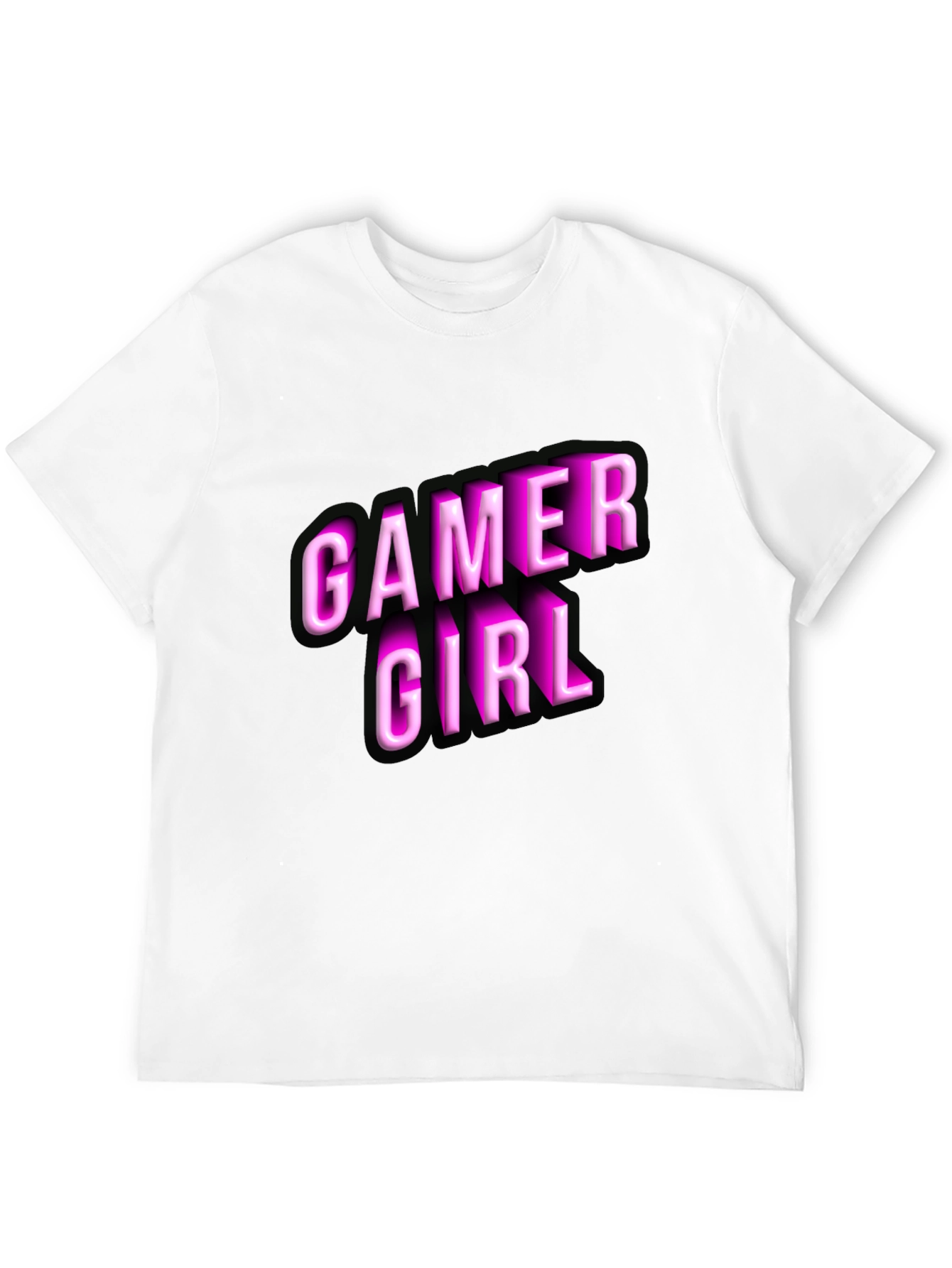 Gamer Girl Black T-Shirt - Novelty Graphic Tee