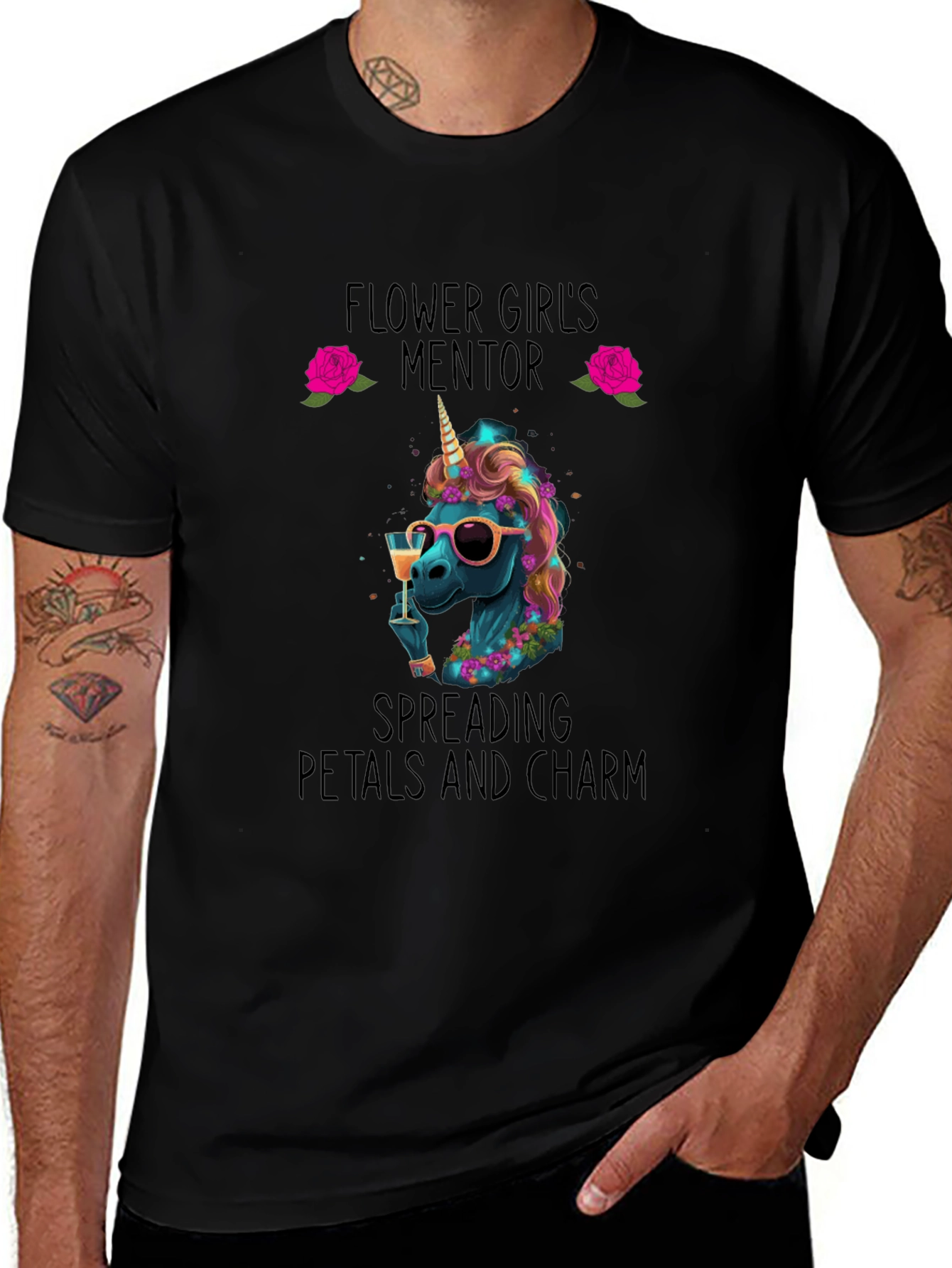 Flower Girls Mentor Graphic T-Shirt