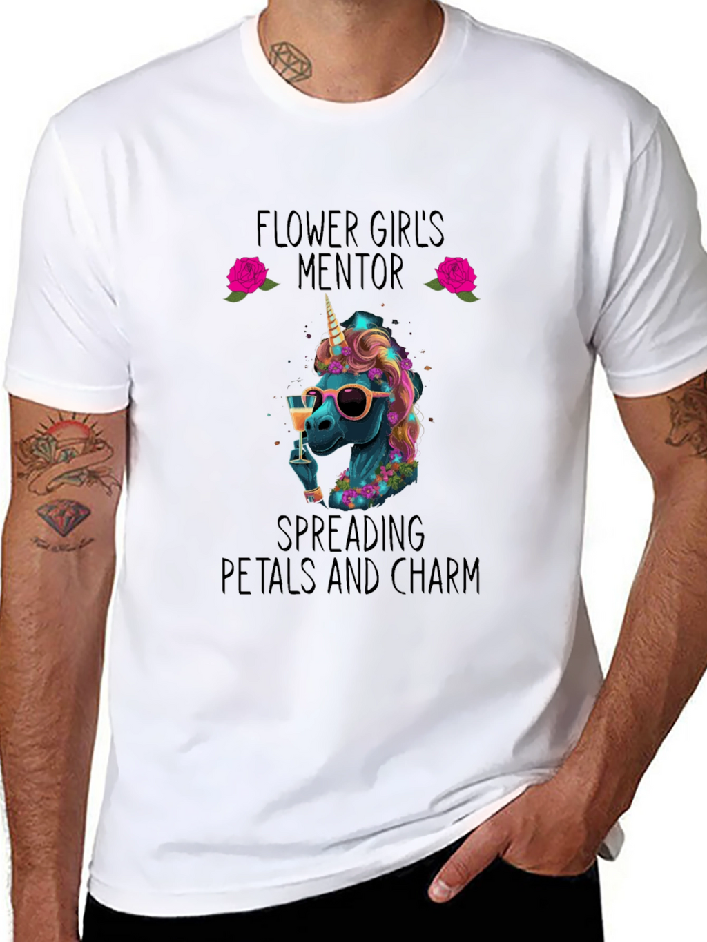 Flower Girls Mentor Graphic T-Shirt