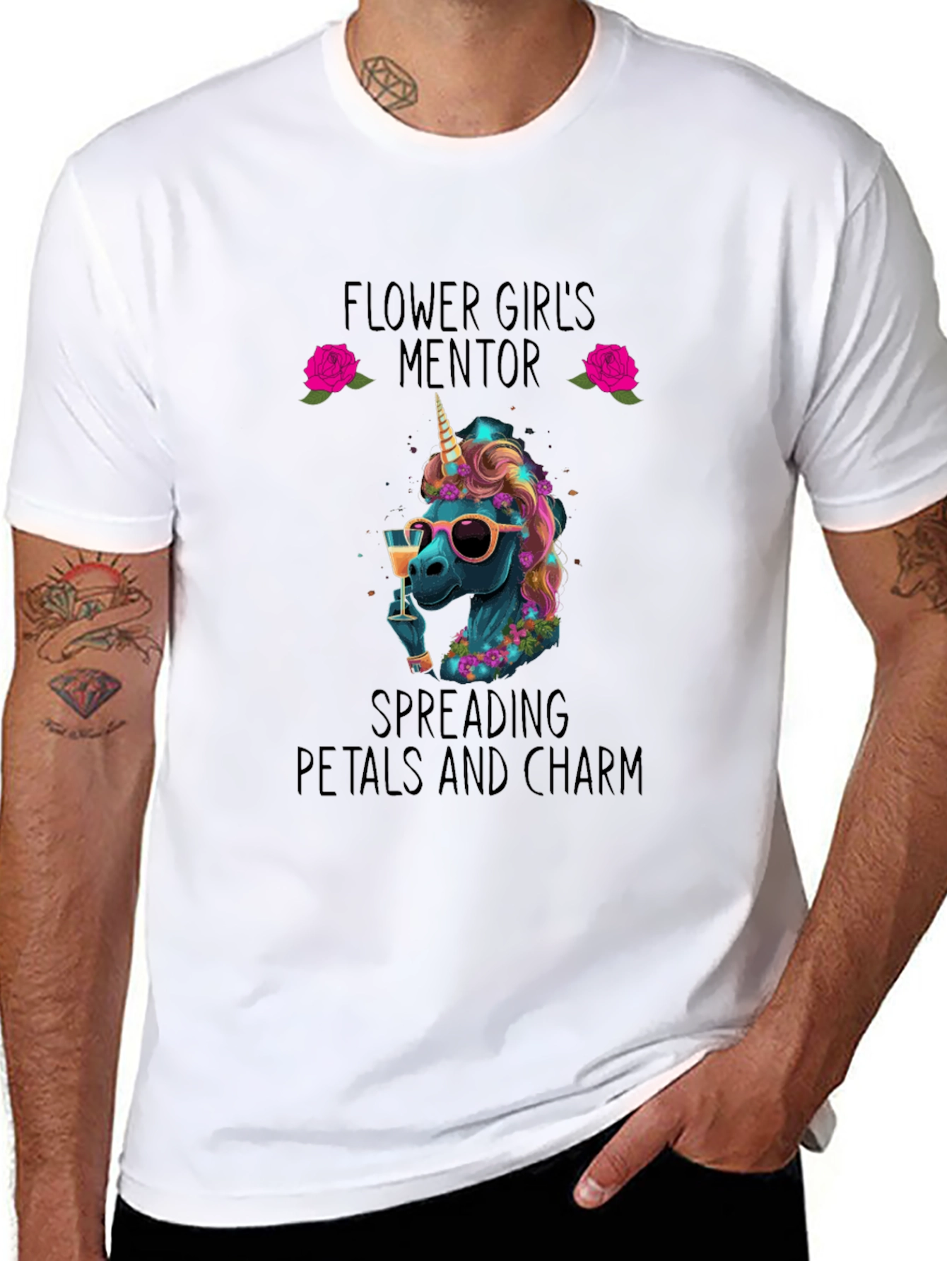 Flower Girls Mentor Graphic T-Shirt