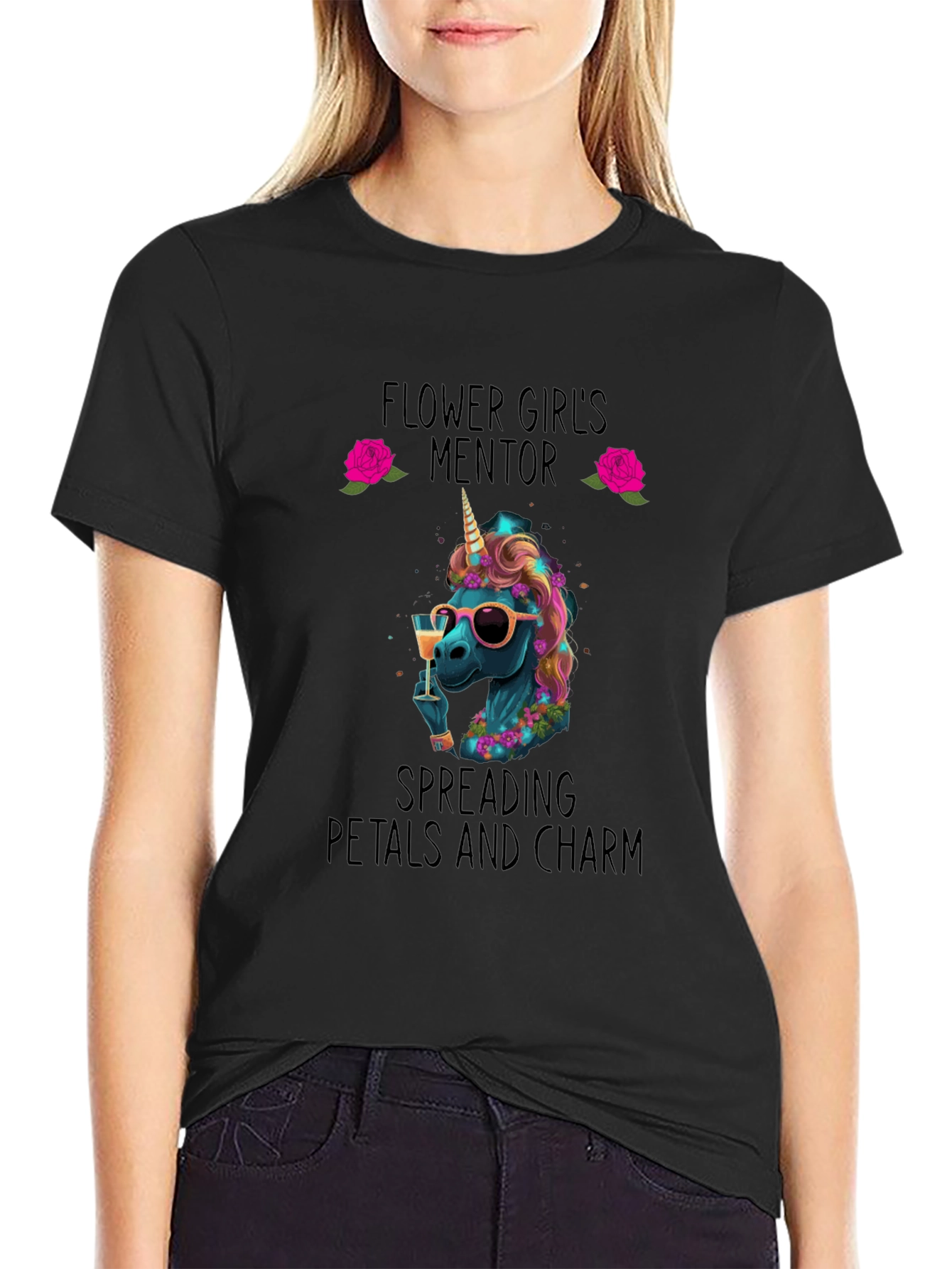 Flower Girls Mentor Graphic T-Shirt