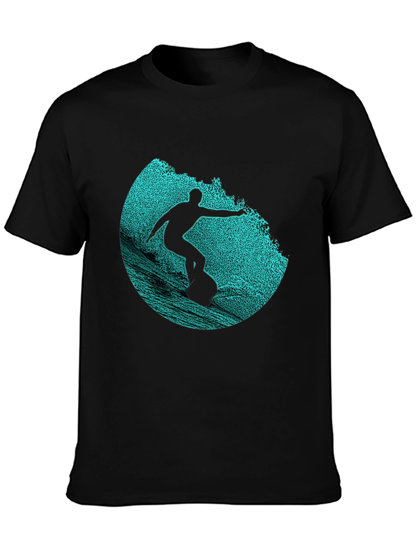 Surfer Graphic Print Crew Neck T-Shirt