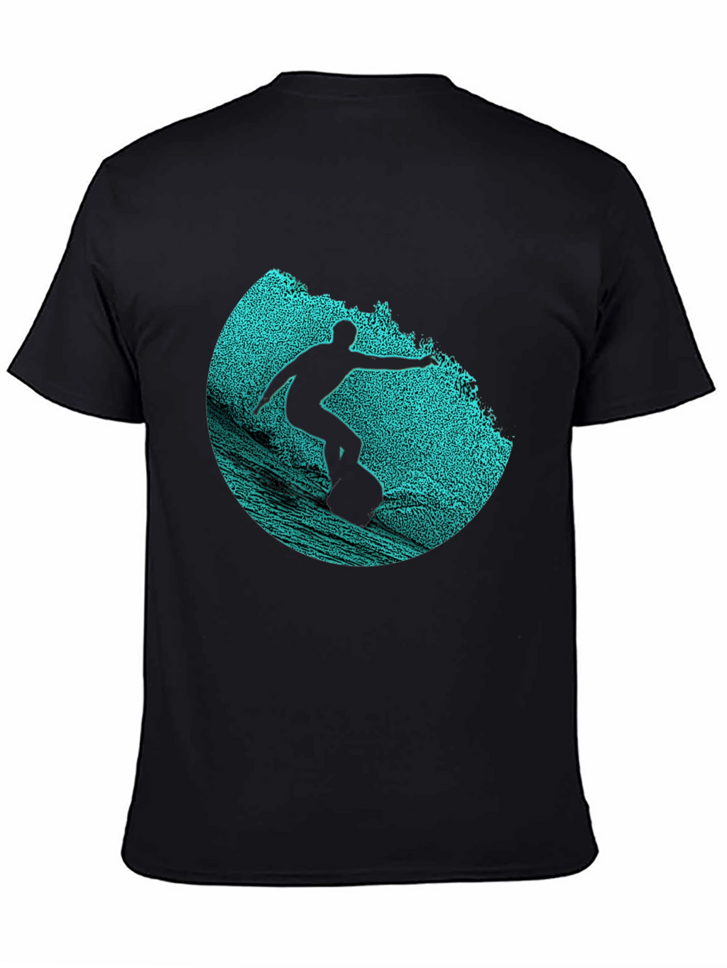 Surfer Graphic Print Crew Neck T-Shirt