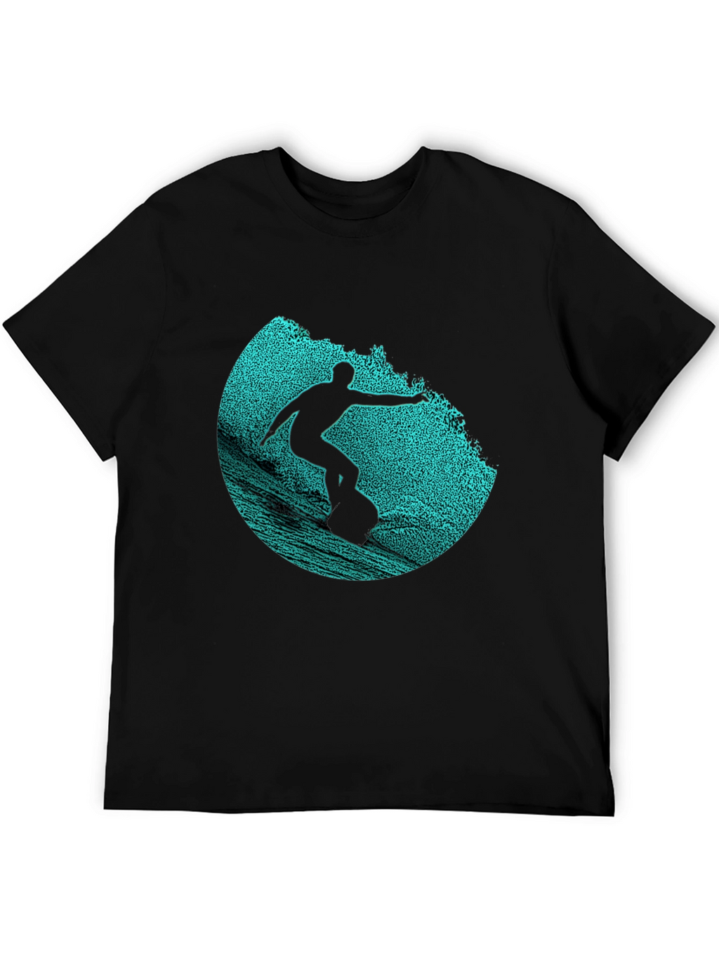 Surfer Graphic Print Crew Neck T-Shirt