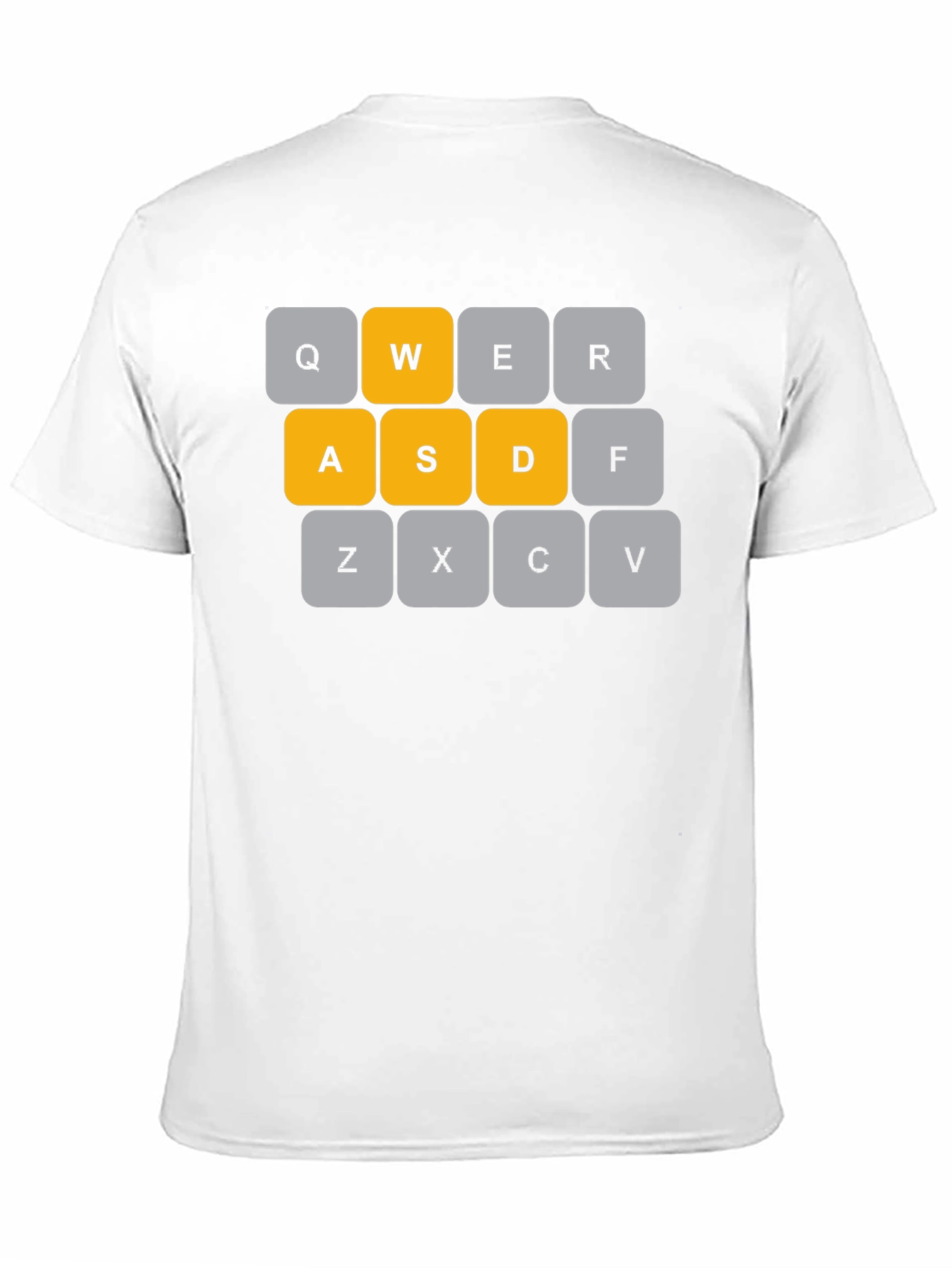 WASD Keyboard T-Shirt - Gamer Apparel