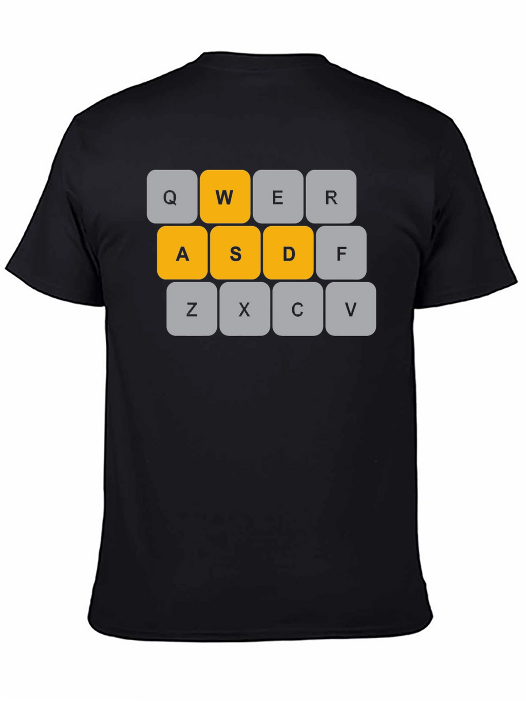 WASD Keyboard T-Shirt - Gamer Apparel