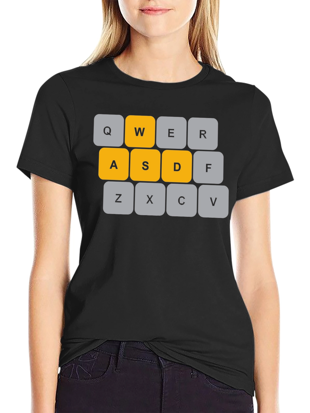 WASD Keyboard T-Shirt - Gamer Apparel