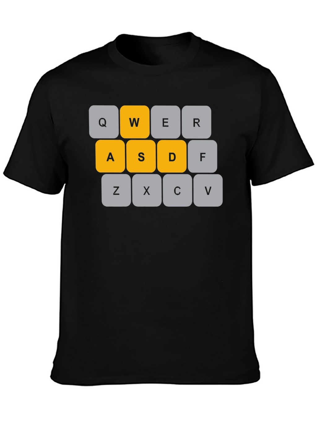 WASD Keyboard T-Shirt - Gamer Apparel