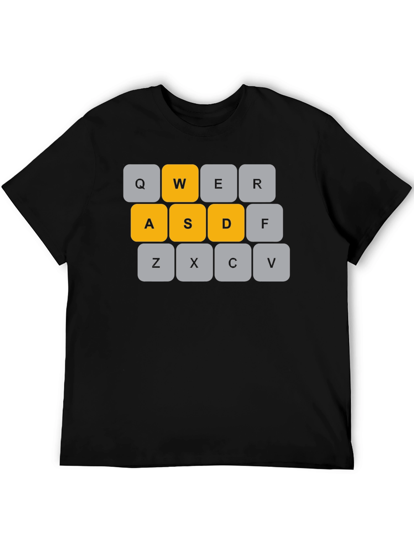 WASD Keyboard T-Shirt - Gamer Apparel