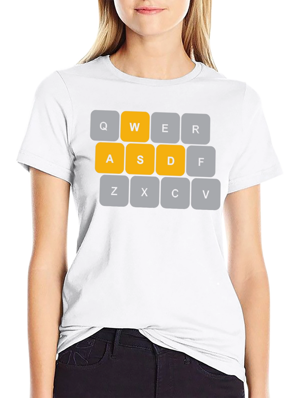 WASD Keyboard T-Shirt - Gamer Apparel